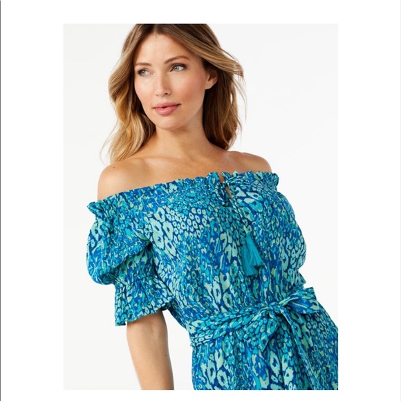 Sofia Vergara Faux Wrap MIDI Dress w/ Convertible Neckline Extra Small NWT - Picture 3 of 3